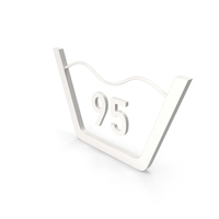 Wash At Or Below 95C Symbol PNG & PSD Images