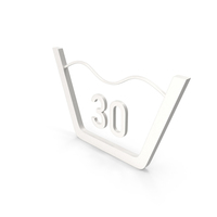 Wash At Or Below 30C Symbol PNG & PSD Images