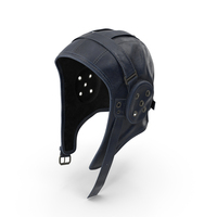 Leather Aviator Hat Blue PNG & PSD Images