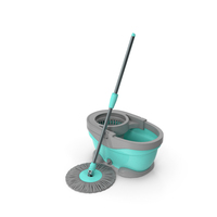 Mop And Bucket PNG & PSD Images
