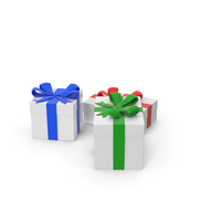 Giftbox Set Color PNG & PSD Images