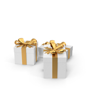 Giftbox Set Metal PNG & PSD Images