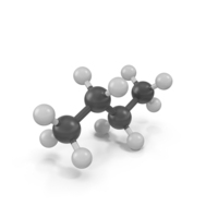 Butane Molecule PNG & PSD Images