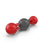 Carbon Dioxide Molecule PNG & PSD Images