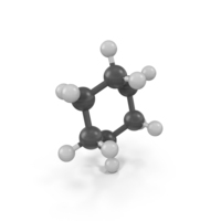 Cyclohexane Molecule PNG & PSD Images