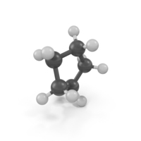 Cyclopentane Molecule PNG & PSD Images