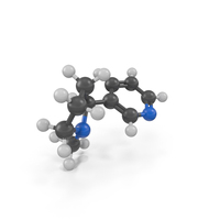 Nicotine Molecule PNG & PSD Images