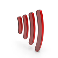 WiFi Red Glass PNG & PSD Images