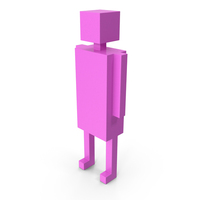 Stylized Human Pink PNG & PSD Images