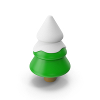 Snow Сartoon Pine PNG & PSD Images