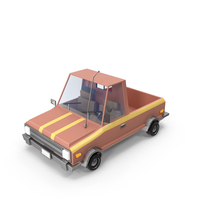 Cartoon Pickup PNG & PSD Images