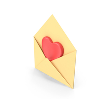 Heart In An Envelope PNG & PSD Images
