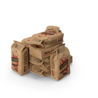 Rockwood Charcoal Bag Heap PNG & PSD Images