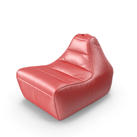 Armchair Modern Red PNG & PSD Images