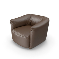 Armchair Santa Monica Leather Swivel  Poliform PNG & PSD Images