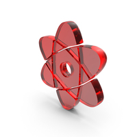 Atomic Silhouette Elementary Elements Icon Glass PNG & PSD Images
