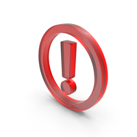 Issue Exclamation Icon Glass PNG & PSD Images