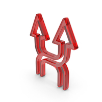 Glass Two Side Way Arrows Icon PNG & PSD Images