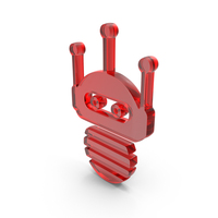 Small Robot Guides And Chatbot Icon Glass PNG & PSD Images