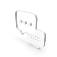 Chat Bubble Messenger Web Icon PNG & PSD Images
