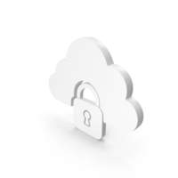 Lock Cloud Web Secure Symbol PNG & PSD Images