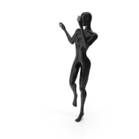Black Female Abstract Mannequin PNG & PSD Images