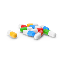 Colorful Pills PNG & PSD Images