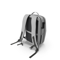 Gaming Laptop Hard Shell Backpack Grey PNG & PSD Images