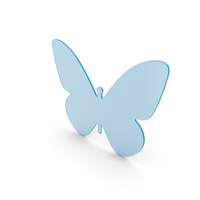 Glass Butterfly Icon PNG & PSD Images