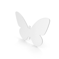 Monochrome Butterfly Icon PNG & PSD Images