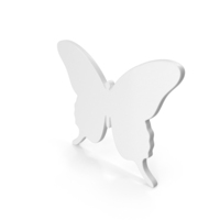 Monochrome Butterfly Icon PNG & PSD Images