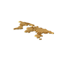 Metal World Map Symbol PNG & PSD Images