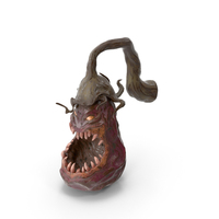 Creepy Eggplant Monster PNG & PSD Images