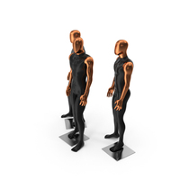 Faceless Male Mannequins PNG & PSD Images