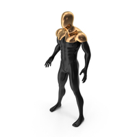 Faceless Mannequin With Gold Top PNG & PSD Images