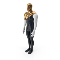 Faceless Mannequin With Gold Top PNG & PSD Images