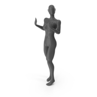 Female Abstract Gray Mannequin PNG & PSD Images