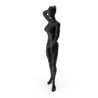 Female Black Faceless Mannequin PNG & PSD Images