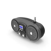 Cartoon Black Radio PNG & PSD Images