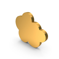 Gold Cloud Icon PNG & PSD Images
