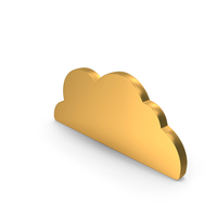 Gold Cloud Icon PNG & PSD Images