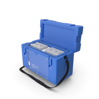 Blue Open Vaccine Transport Box PNG & PSD Images