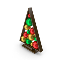 Decorative Christmas Tree Brown PNG & PSD Images