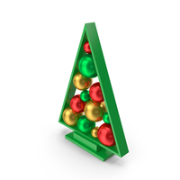 Decorative Christmas Tree Green PNG & PSD Images