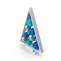 Decorative Christmas Tree White PNG & PSD Images