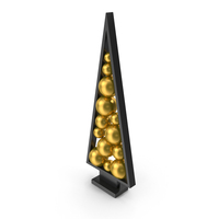 Decorative Christmas Tree Black PNG & PSD Images