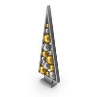 Decorative Christmas Tree Silver PNG & PSD Images