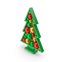 Decorative Christmas Tree Green PNG & PSD Images