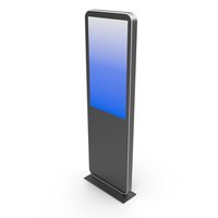 Blue Advertising Display PNG & PSD Images