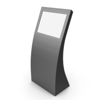 Black Digital Billboard Stand PNG & PSD Images